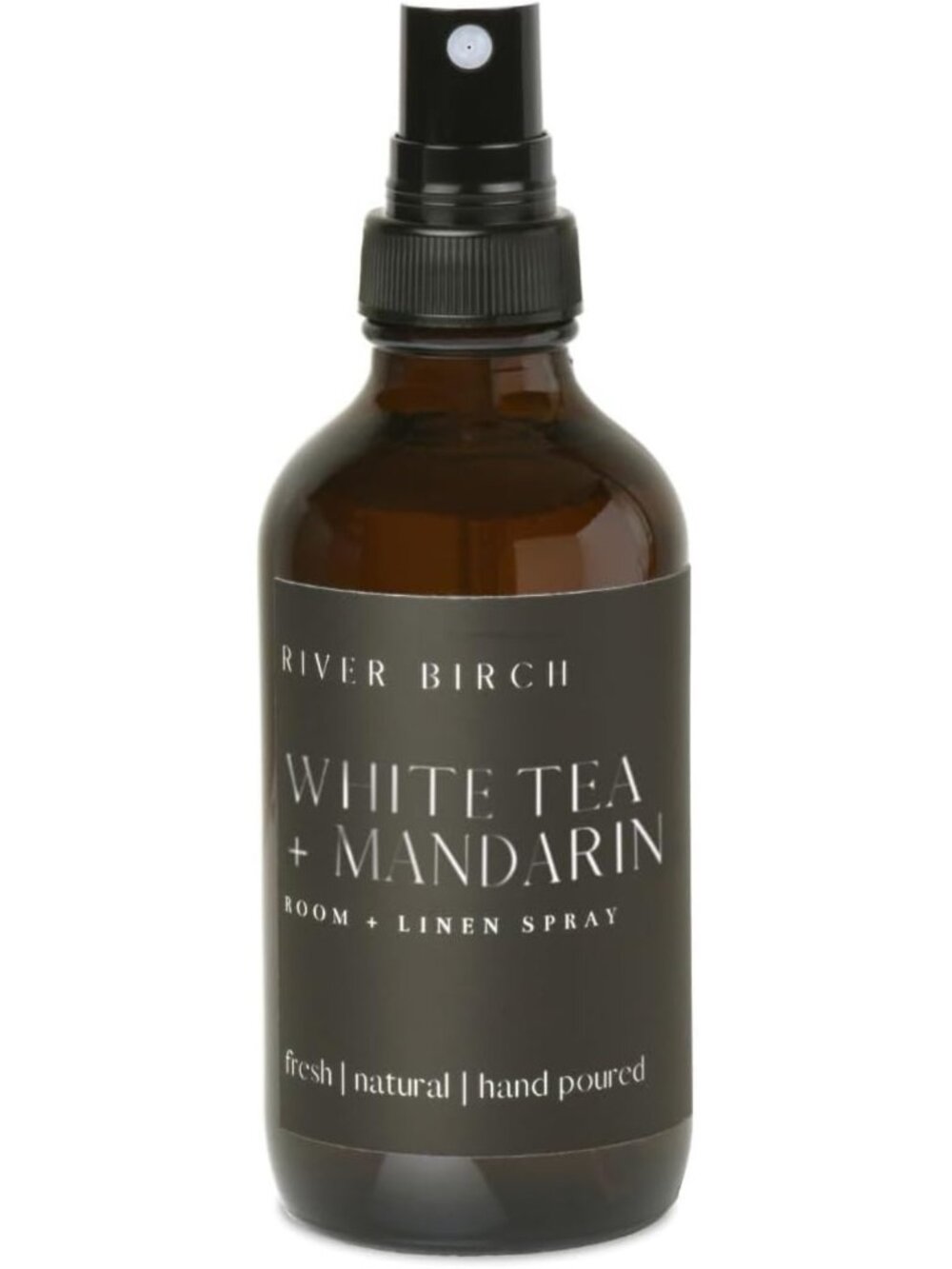 Luxury White Tea & Mandarin Scented Room Spray | 4 oz Glass Bottle | Handmade